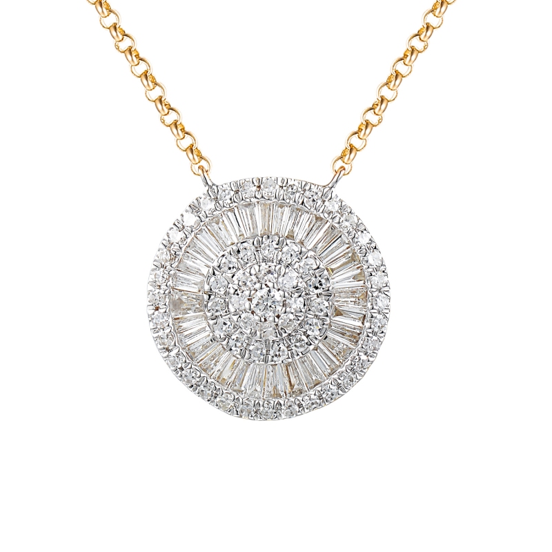 Naszyjnik z diamentami (N11876 Y) - zdjęcie: 1