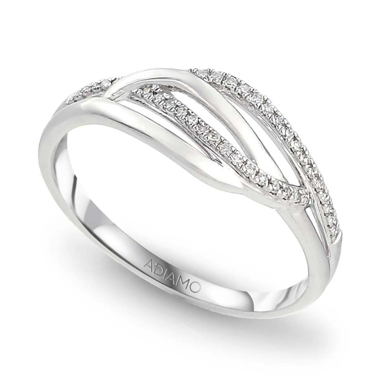 Pierścionek z diamentami (R47734 W): 7 - zdjęcie: 1