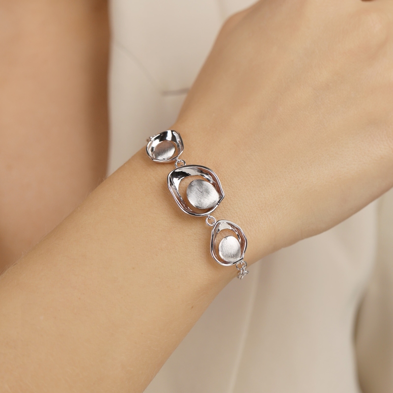 Bransoletka srebrna (B10122 W 925) - zdjęcie: 2