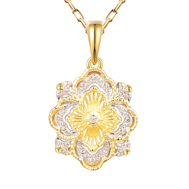 Zawieszka z diamentami (P98867 Y) - zdjęcie: 1