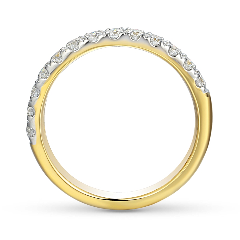 Obrączka ślubna z diamentami, 0,50 ct (O-R59652 Y): 10 - zdjęcie: 2