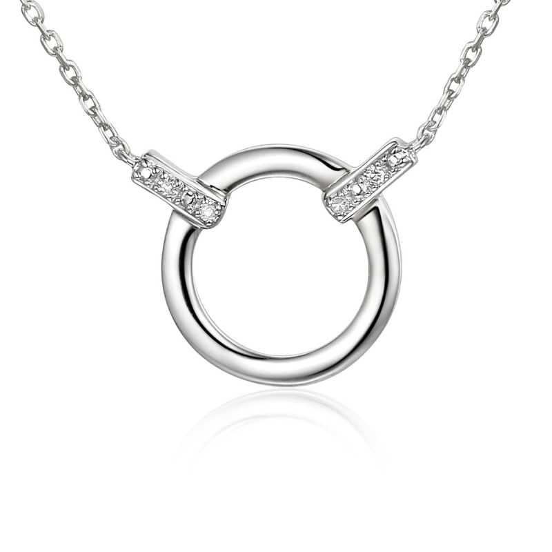 Naszyjnik z diamentami (N05642 W C 375) - zdjęcie: 1