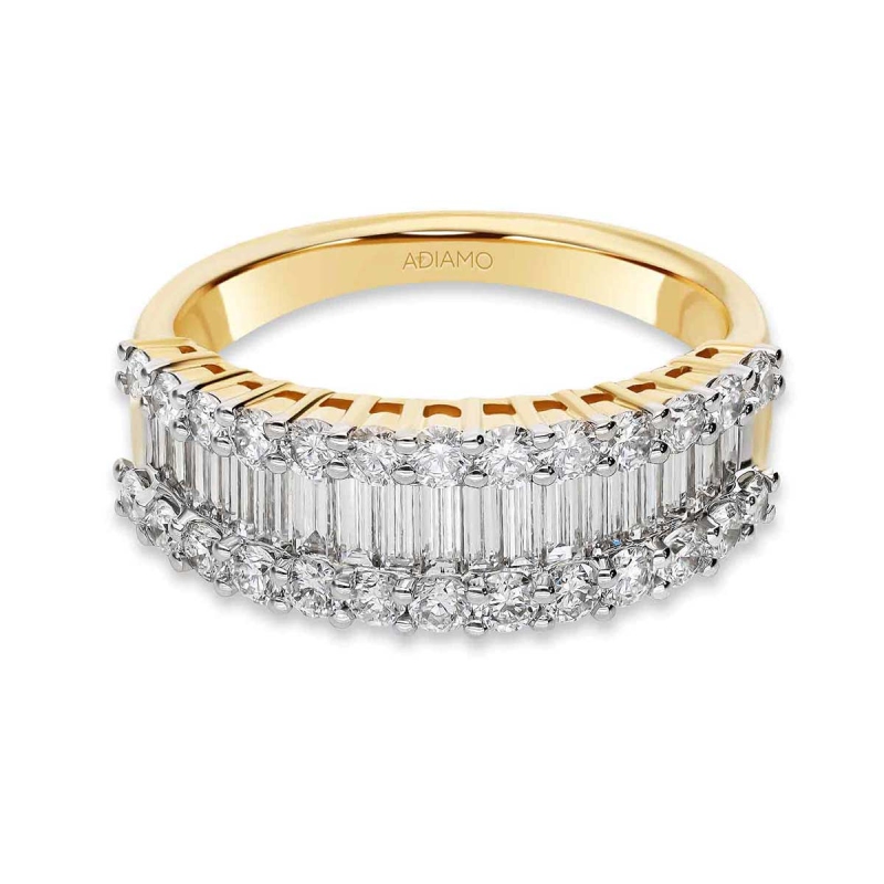 Pierścionek z diamentami (R10043 Y): 16 - zdjęcie: 2