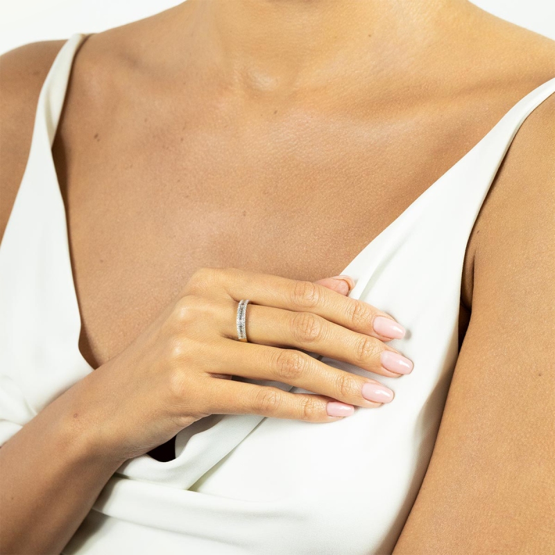 Pierścionek z diamentami (R43294 Y): 12 - zdjęcie: 2