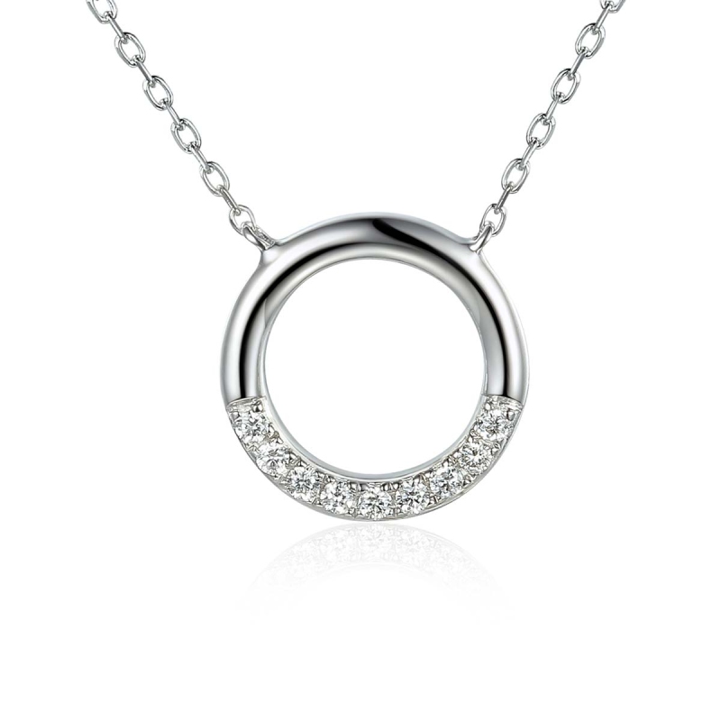 Naszyjnik z diamentami (N09034 W C) - zdjęcie: 1