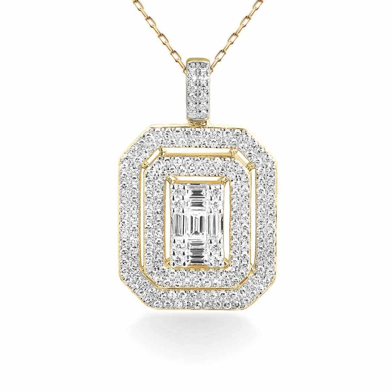 Zawieszka z diamentem (P81616 Y) - zdjęcie: 1