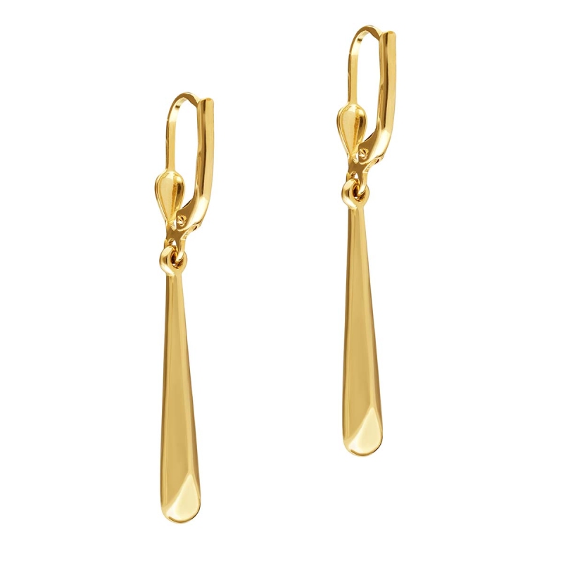 Kolczyki ze złota (E00467-2 Y P) - zdjęcie: 1