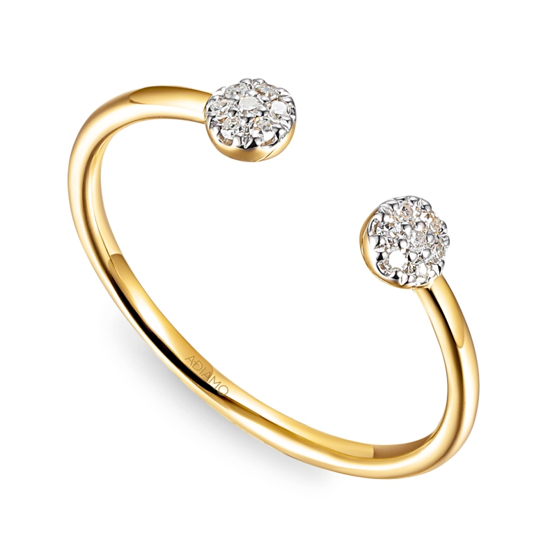 Pierścionek z diamentami (R99025 Y) : 12 - zdjęcie: 1