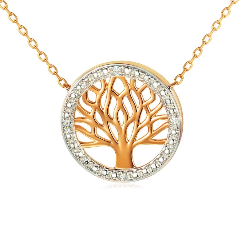 Naszyjnik z diamentami (N06639 R C) - zdjęcie: 1