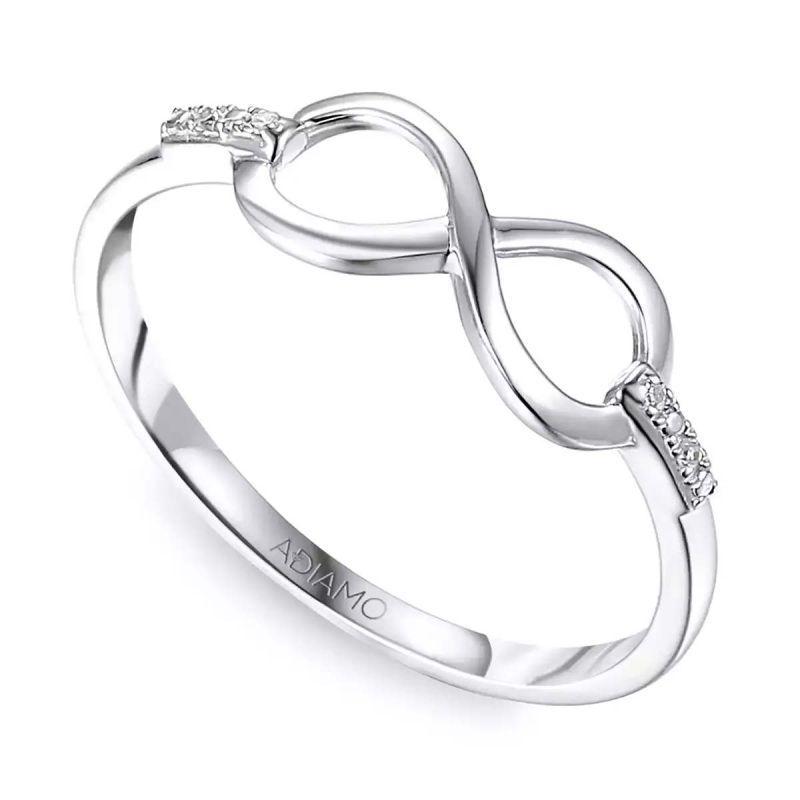 Pierścionek z diamentami (R65977 W 375): 10 - zdjęcie: 1