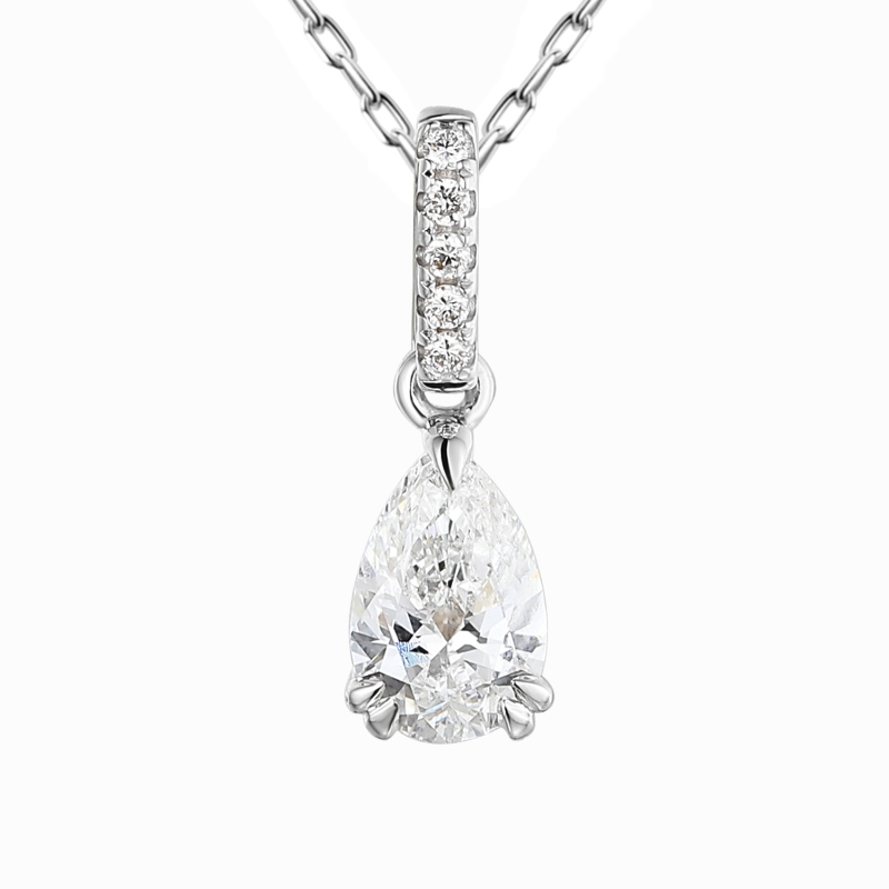 Zawieszka z diamentami laboratoryjnymi - zdjęcie: 1