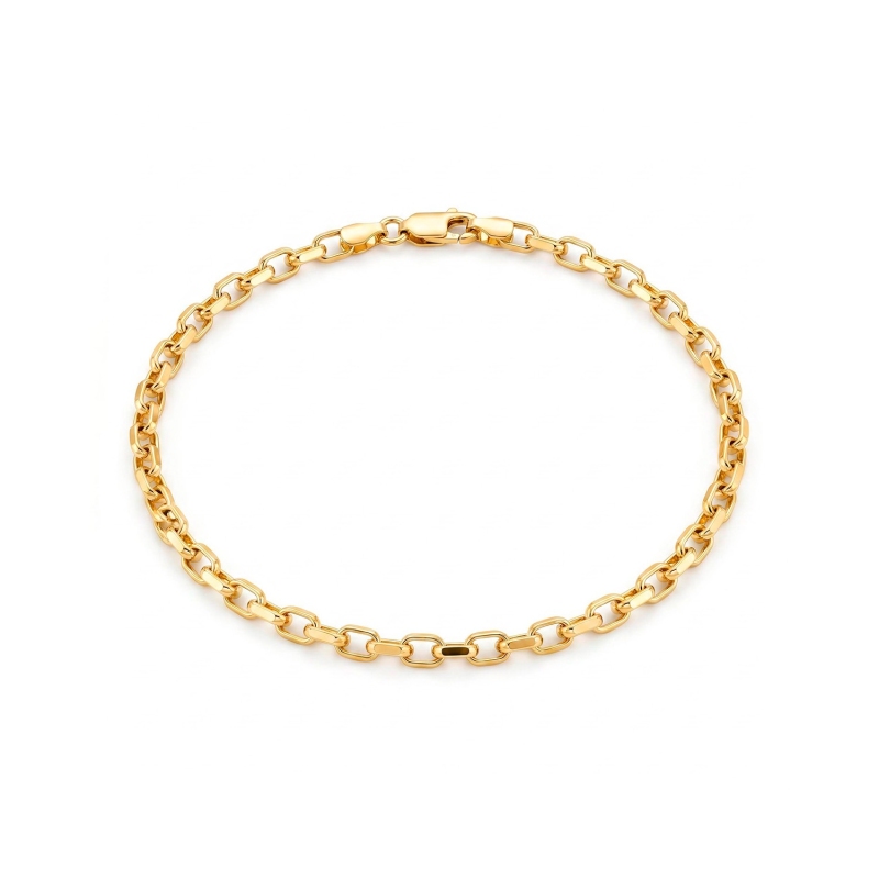 Bransoletka z żółtego złota - 18,5 cm - 2,32 g (B00866 Y) - zdjęcie: 1