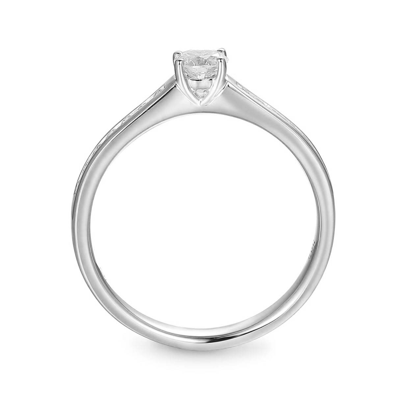 Pierścionek z diamentami (R31737 W): 9 - zdjęcie: 4