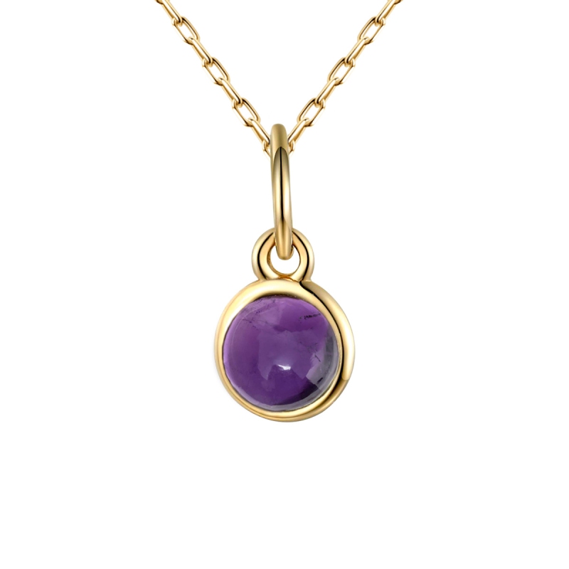 Zawieszka z ametystem (P75895 Y AM) - zdjęcie: 1