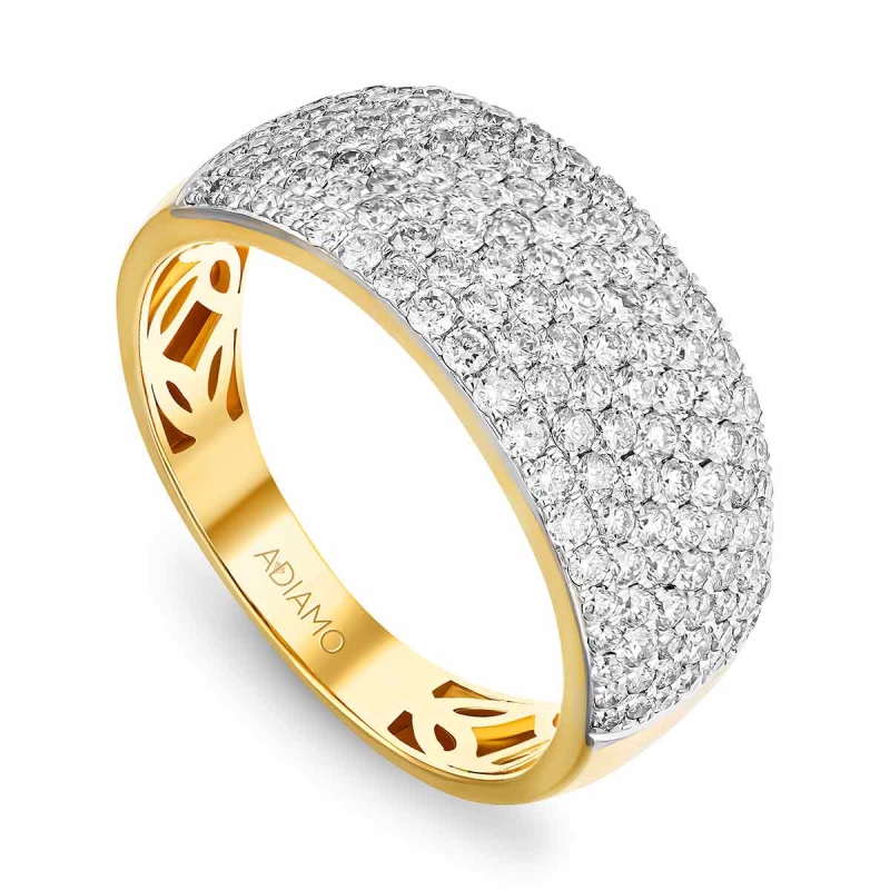 Pierścionek z diamentami (R46165 Y): 8 - zdjęcie: 1