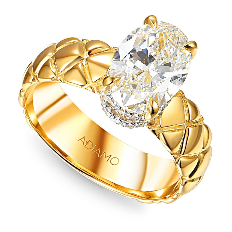 Pierścionek z diamentami laboratoryjnymi (R102732 Y LGD 2,03ct): 15 - zdjęcie: 1