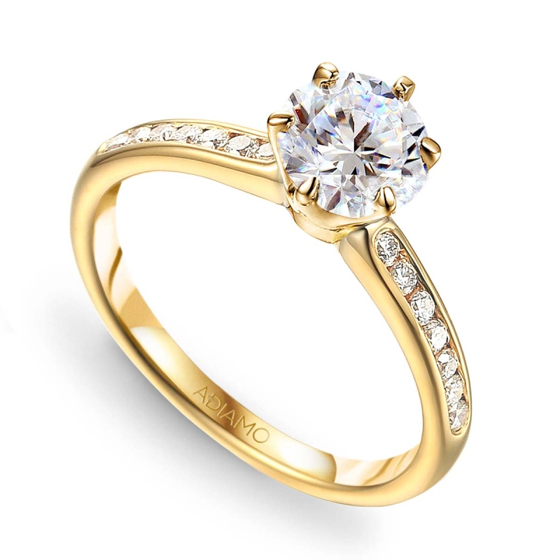 Pierścionek z diamentami (R58831 Y 1,00ct): 20 - zdjęcie: 1