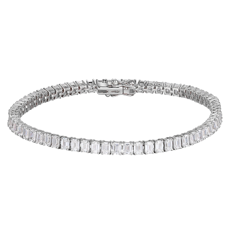 Bransoletka tenisowa z diamentami laboratoryjnymi (B09507 W LGD) - zdjęcie: 1