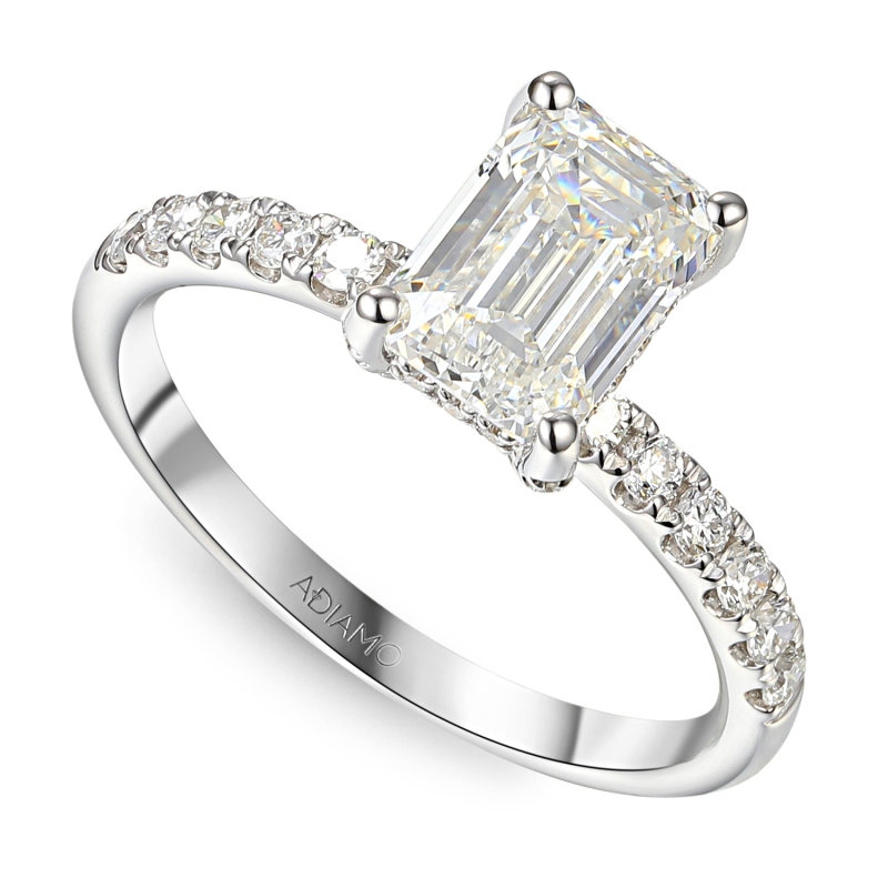 Pierścionek z diamentem laboratoryjnym (R100451 W LGD 2,04ct): 15 - zdjęcie: 1