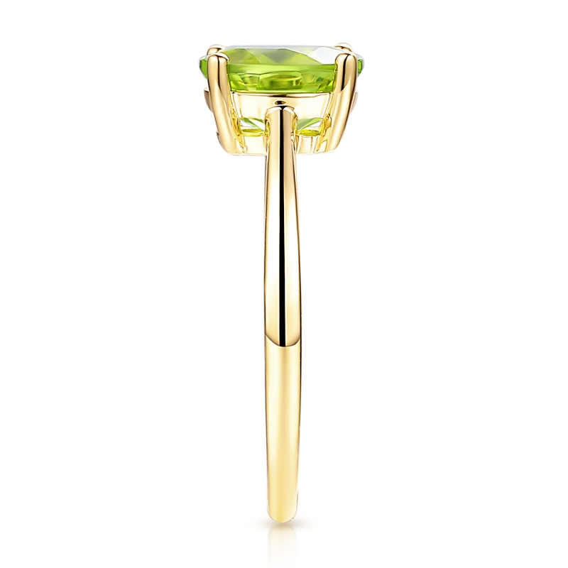 Pierścionek z perydotem (R43062 Y PT): 14 - zdjęcie: 3