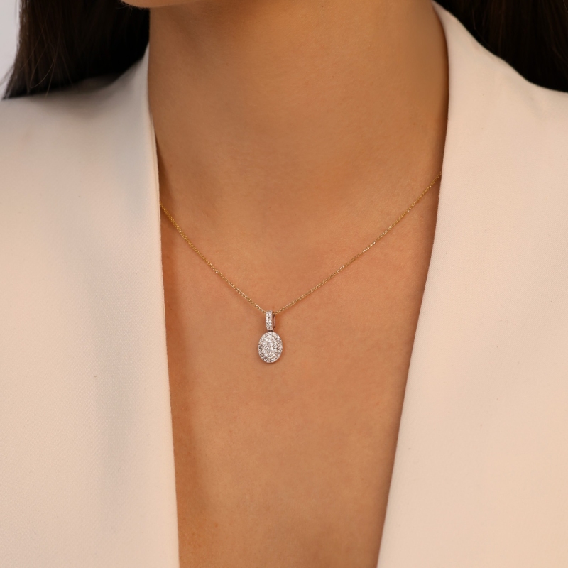 Zawieszka z diamentami (P100132 Y) - zdjęcie: 2