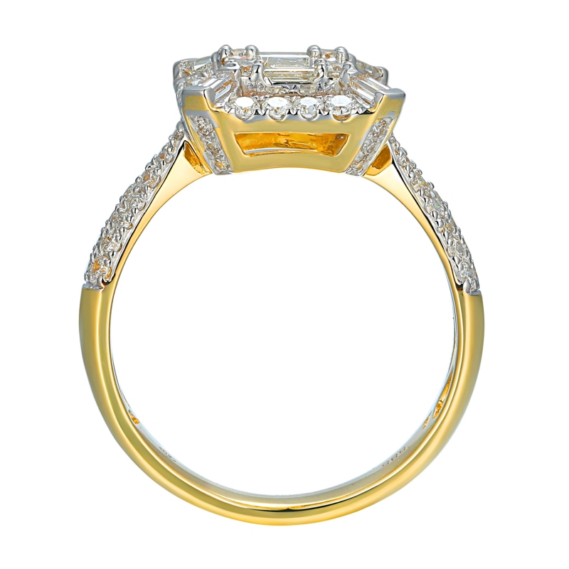 Pierścionek z diamentami (R53667 Y): 10 - zdjęcie: 4