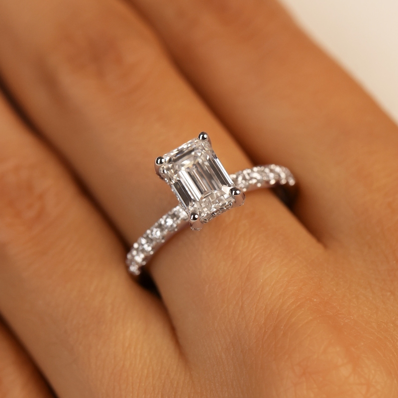 Pierścionek z diamentem laboratoryjnym (R100451 W LGD 2,04ct): 15 - zdjęcie: 2