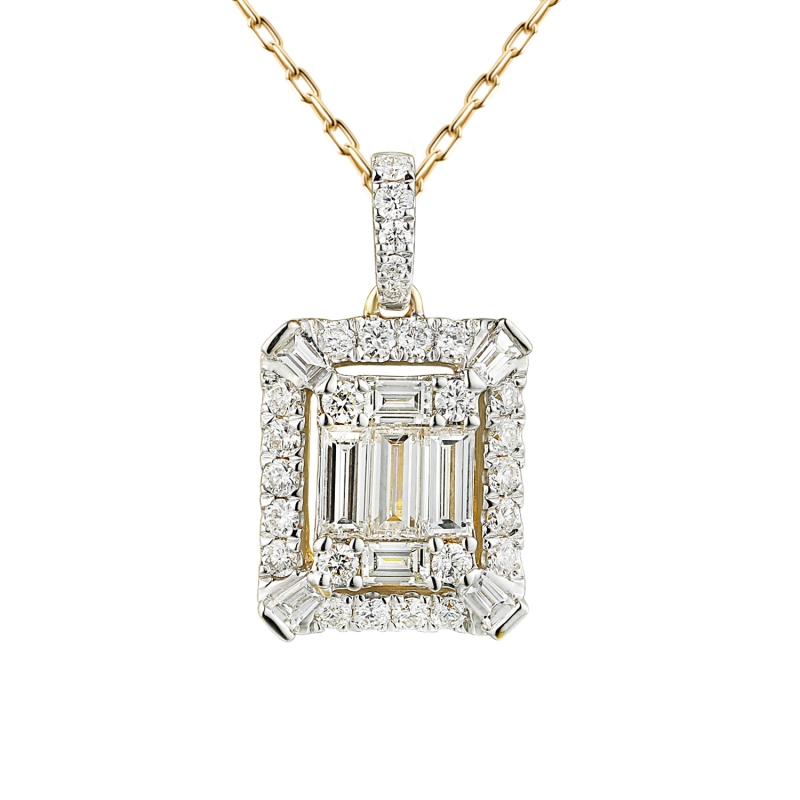 Zawieszka z diamentami (P53667 Y) - zdjęcie: 1