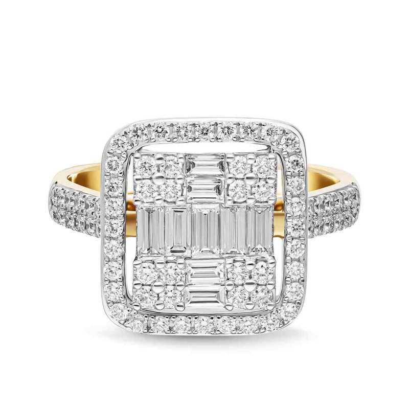 Pierścionek z diamentami (R82606 Y): 14 - zdjęcie: 3