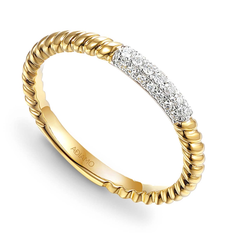 Pierścionek z diamentami (R86353 Y): 10 - zdjęcie: 1