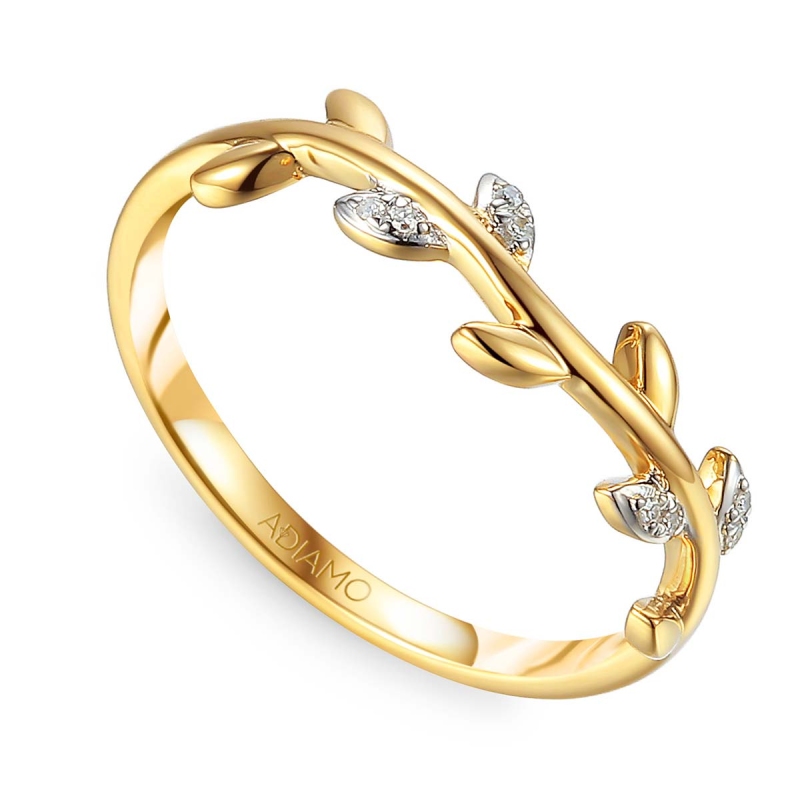 Pierścionek z diamentami R79601 Y: 13 - zdjęcie: 1