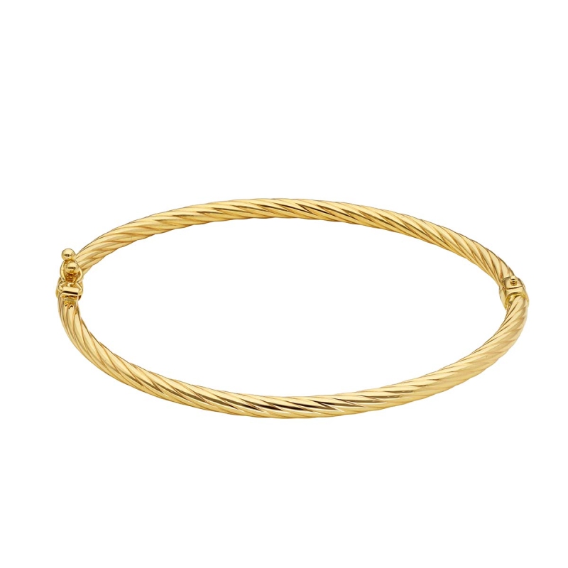 Bransoletka bangle złota (B2721 17 cm) - zdjęcie: 1