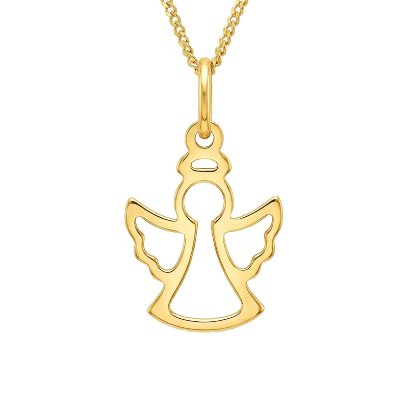 Zawieszka złoty aniołek (P00775 Y) - zdjęcie: 1