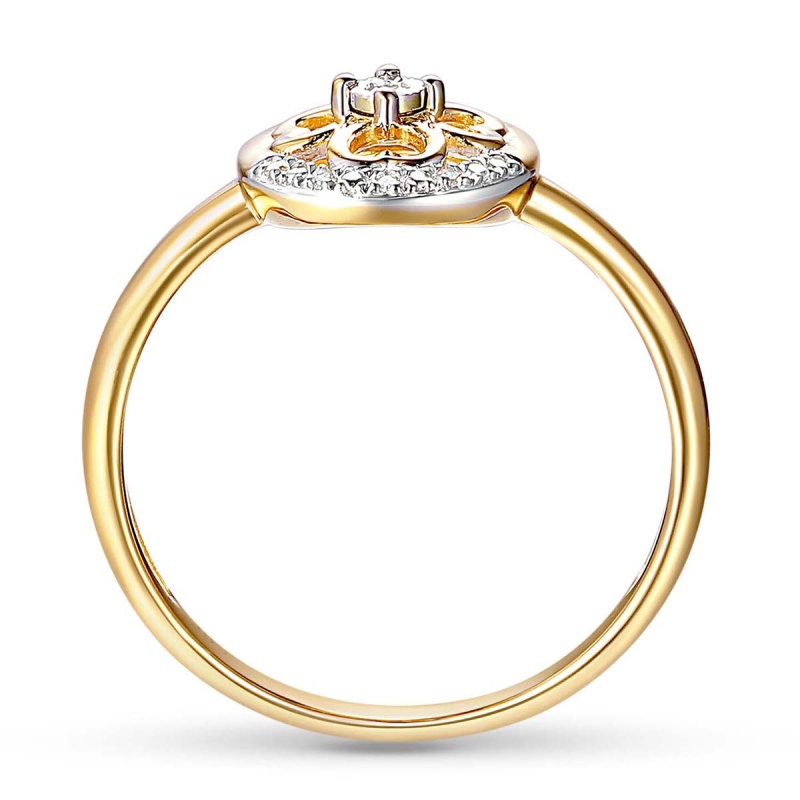 Pierścionek z diamentami (R86590 Y): 10 - zdjęcie: 3
