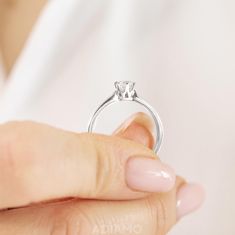 Pierścionek z diamentem (R39803 W 0,32ct): 12 - zdjęcie: 3