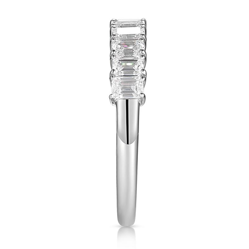 Pierścionek obrączkowy z diamentami laboratoryjnymi (R100542 W LGD): 10 - zdjęcie: 3