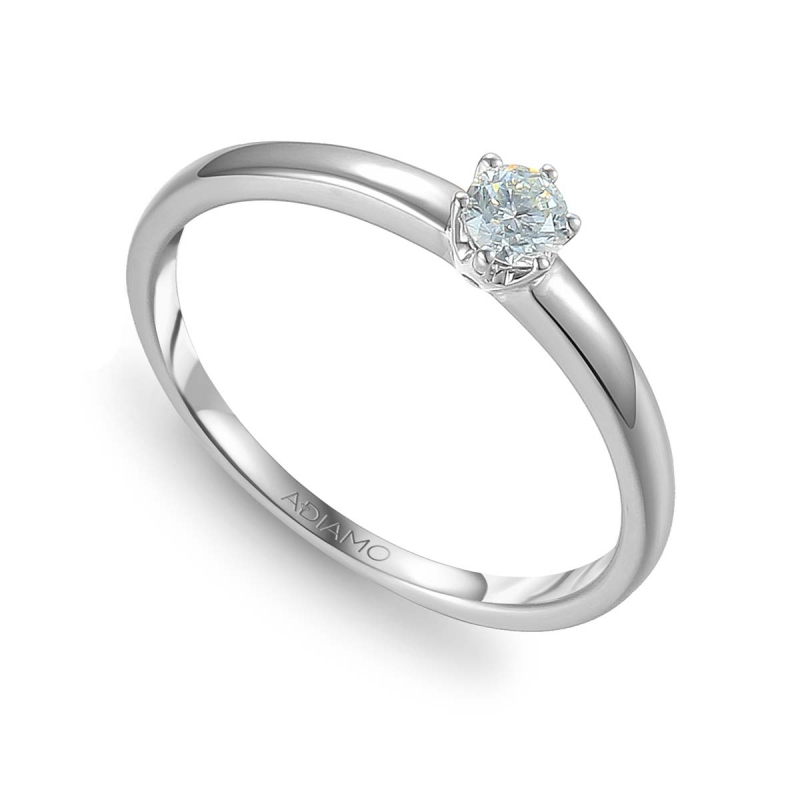 Pierścionek z diamentami (R24275 W 0,15ct): 9 - zdjęcie: 1