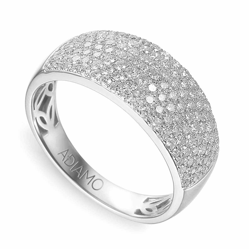 Pierścionek z diamentami (R46165 W): 8 - zdjęcie: 1