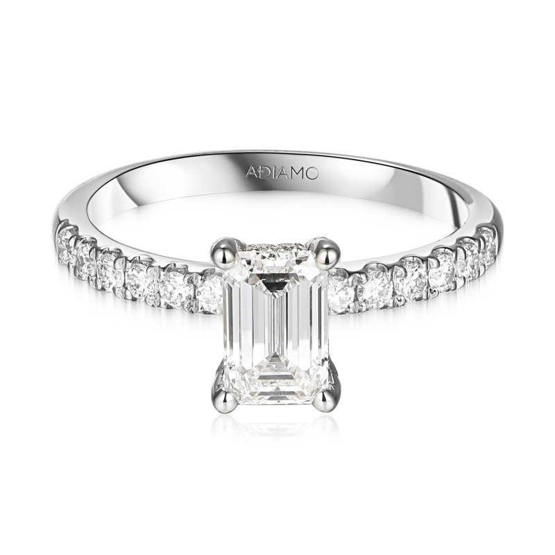 Pierścionek z diamentem laboratoryjnym (R100451 W LGD 1,04ct): 13 - zdjęcie: 3