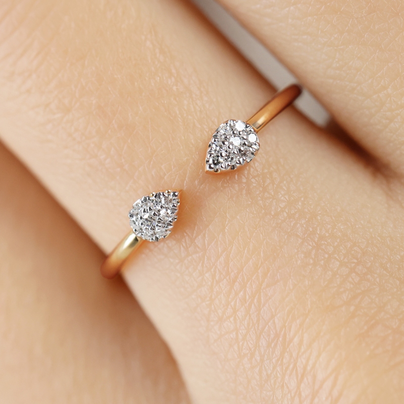 Pierścionek z diamentami (R99027 Y) : 12 - zdjęcie: 5