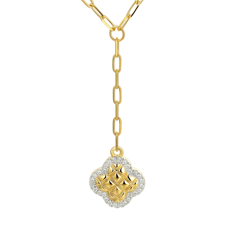 Naszyjnik z diamentami (N11544 Y) - zdjęcie: 1