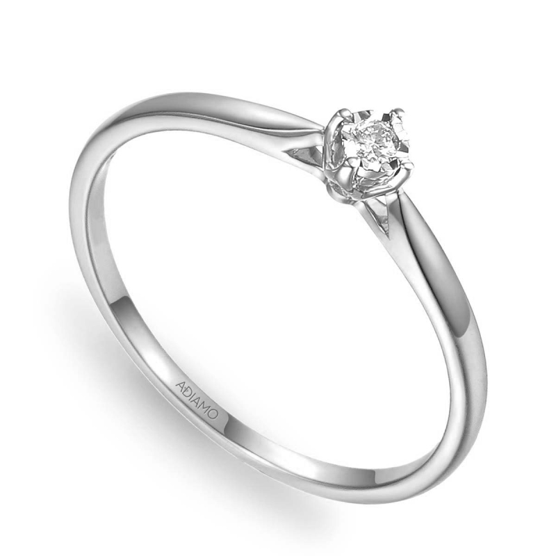 Pierścionek z diamentem (R73478 W 0,06ct): 7 - zdjęcie: 1