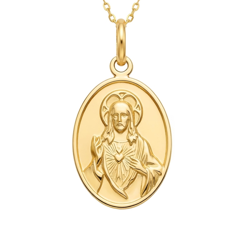 Medalik złoty dwustronny (P00802 Y) - zdjęcie: 1