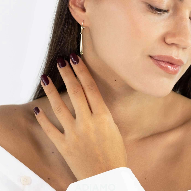 Kolczyki ze złota (E00467-2 Y P) - zdjęcie: 2