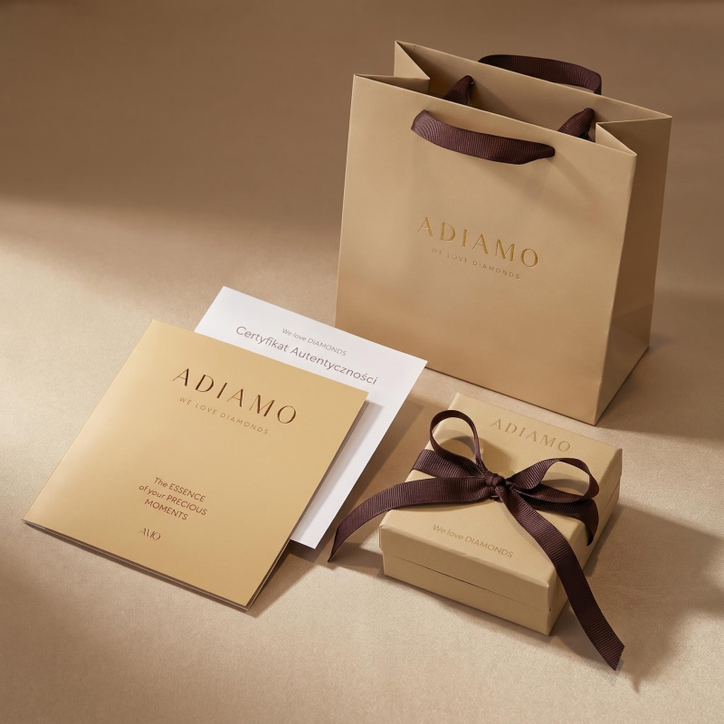Zawieszka z żółtego złota - geometryczne kółko - 0,69 g (P44442 Y) - zdjęcie: 2