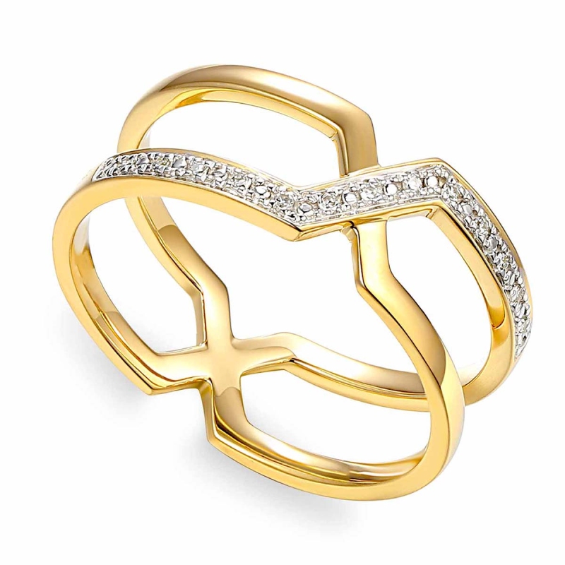 Pierścionek z diamentami (R87516 Y): 7 - zdjęcie: 1