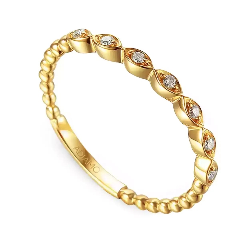 Pierścionek z diamentami (R61163 Y): 8 - zdjęcie: 1