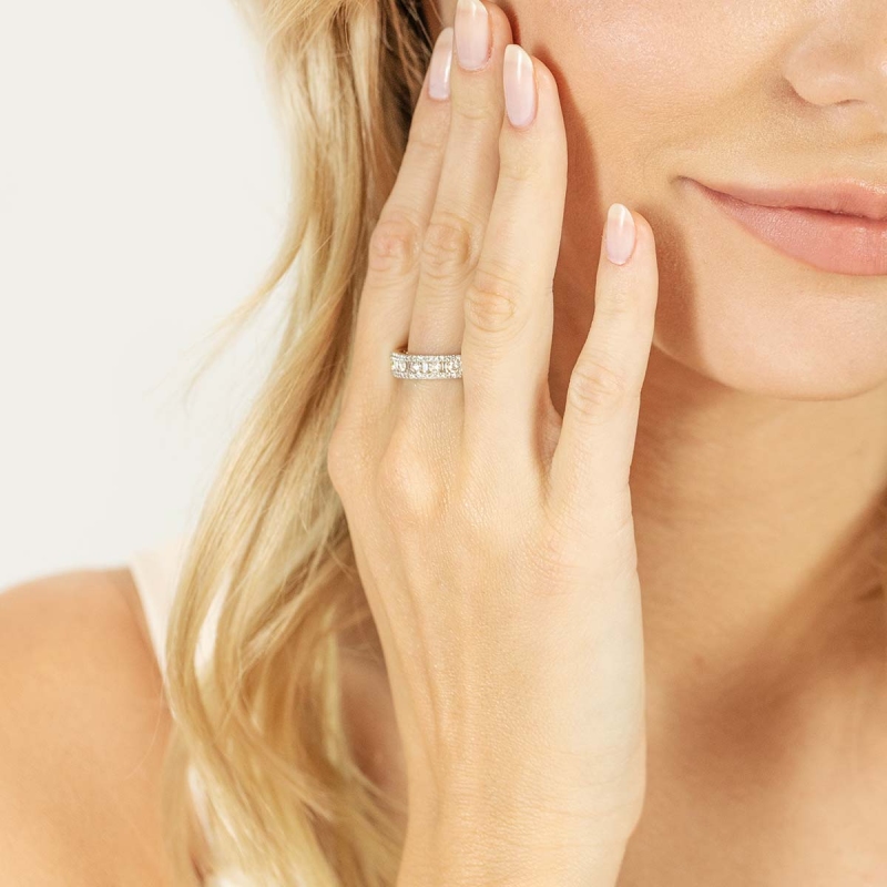 Pierścionek z diamentami (R46028 Y): 7 - zdjęcie: 2