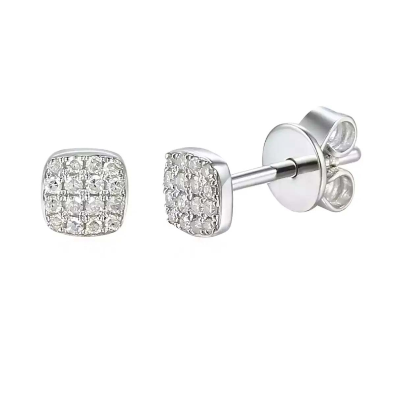 Kolczyki z diamentami (E76548 W S 375) - zdjęcie: 1