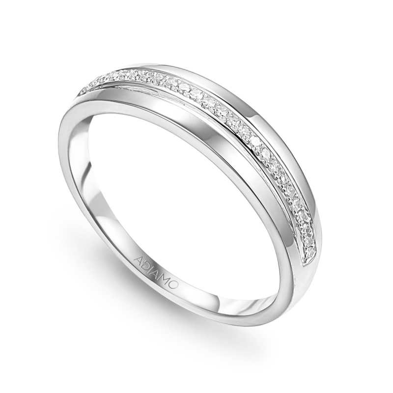 Pierścionek z diamentami (R39597 W): 10 - zdjęcie: 1